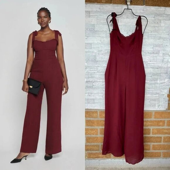 REFORMATION Alfred Jumpsuit  size 2 P - Picture 1 of 16